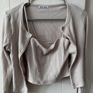 Reformation Ruby Cardigen Set